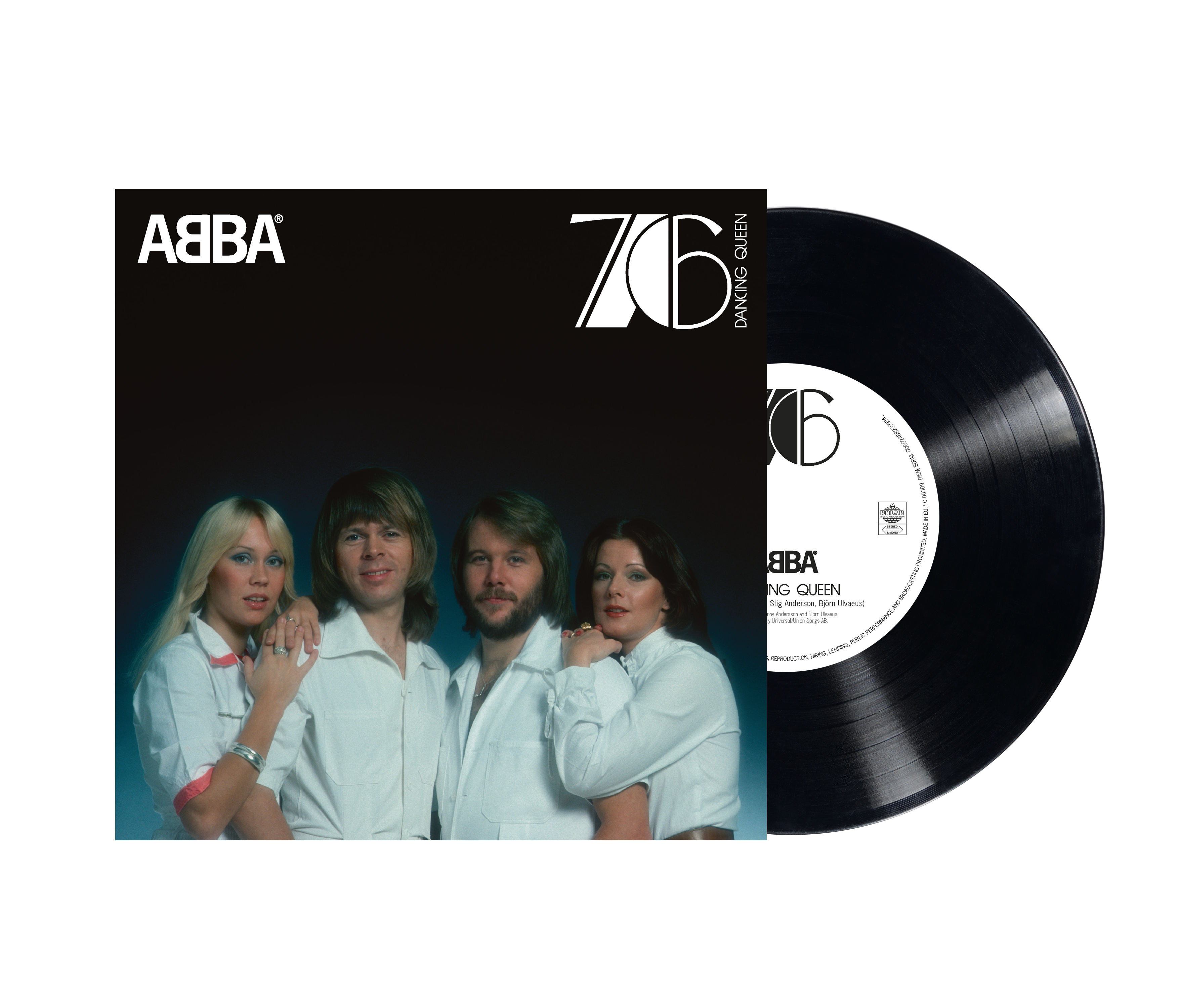 ABBA - Dancing Queen 50th Anniversary Edition 10in Black Vinyl - ABBA  Official Store