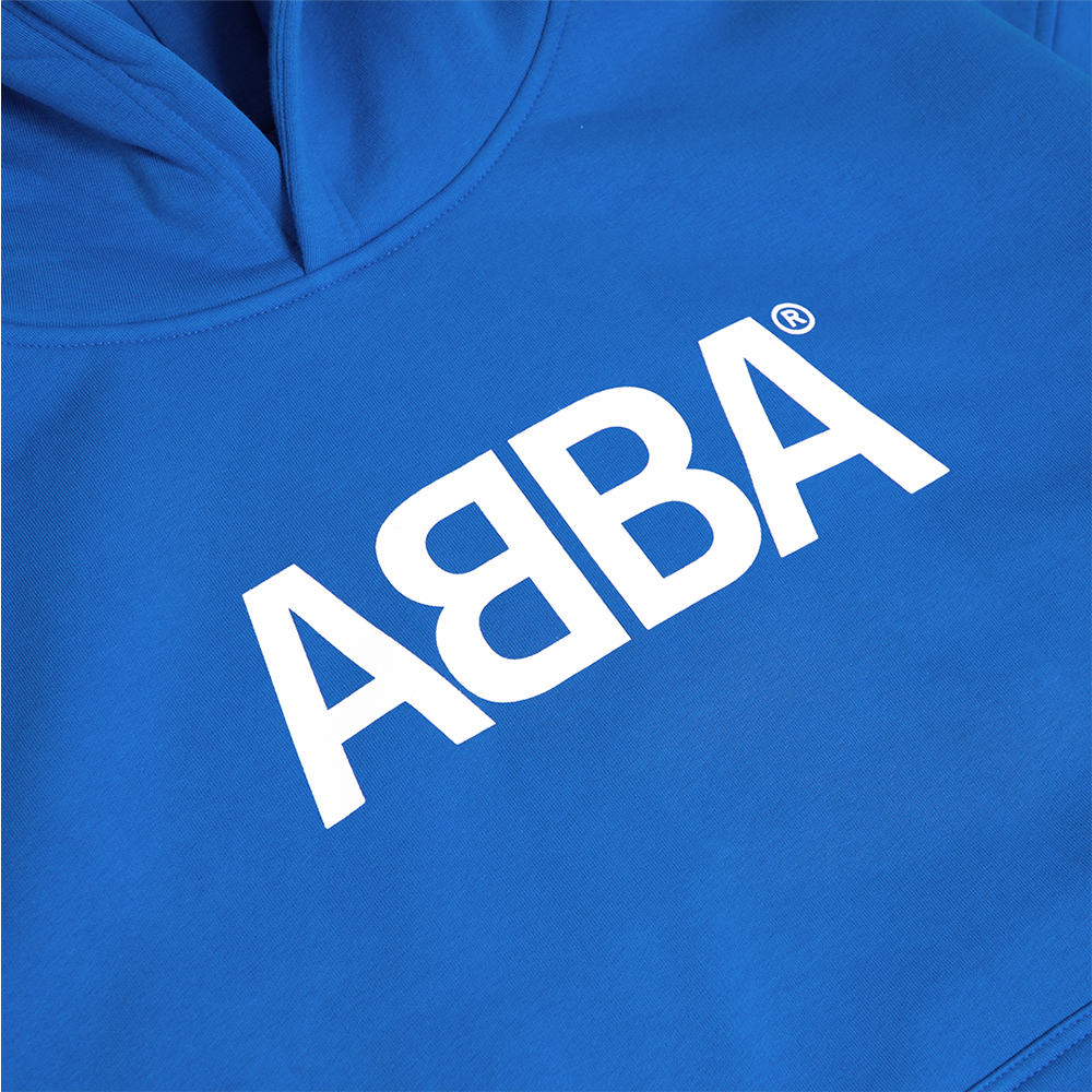 ABBA Blue Oversize Hoodie Details