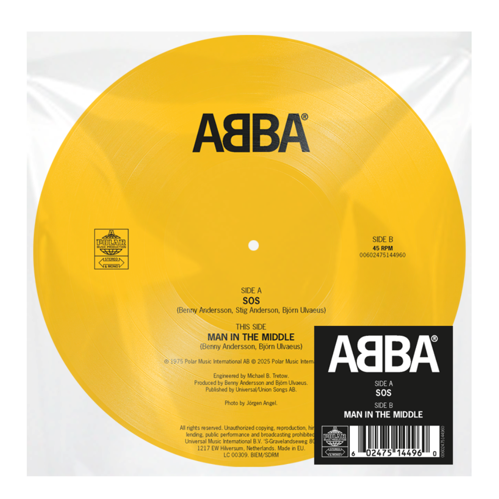 SOS / Man In The Middle (7" Picture Disc) Back