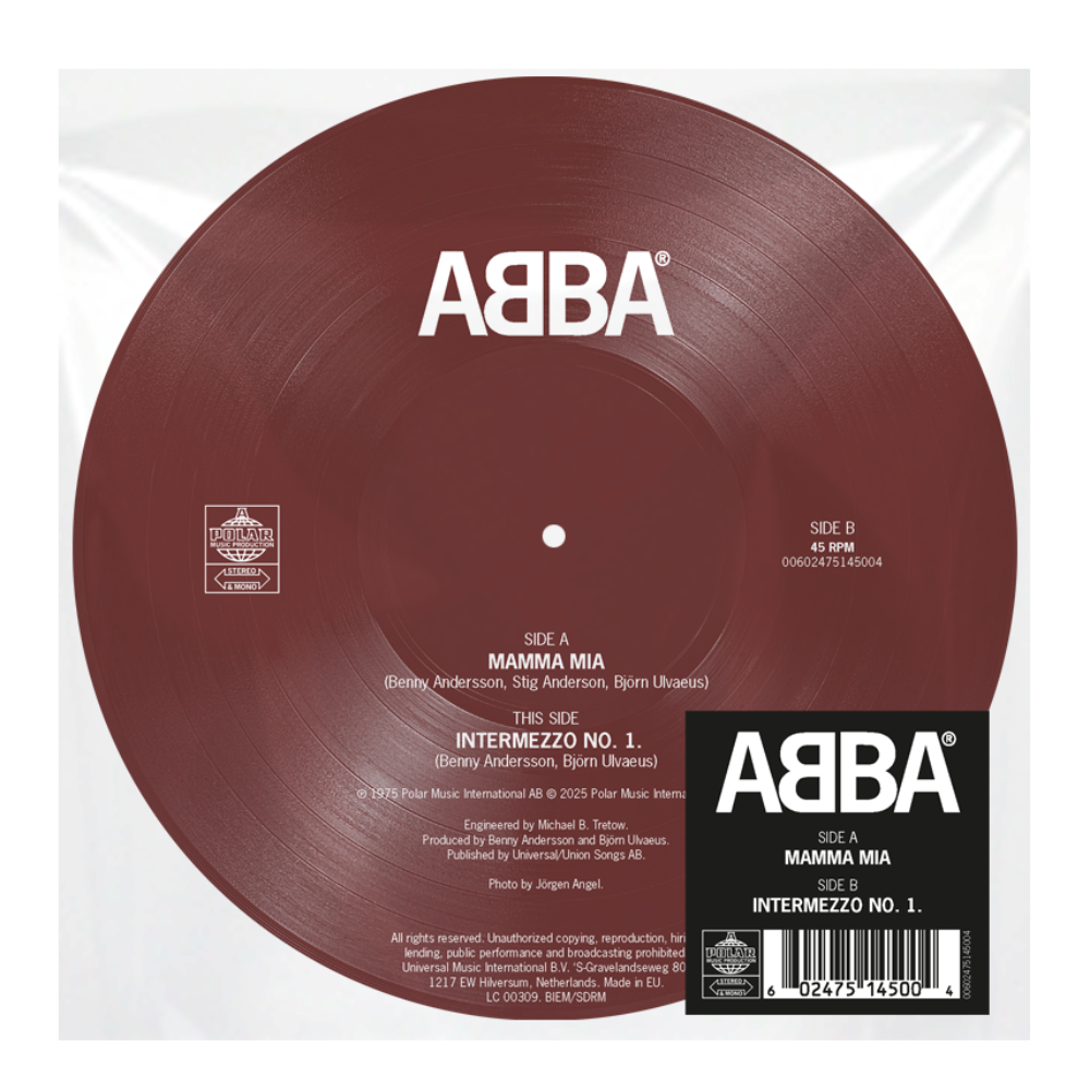 Mamma Mia / Intermezzo No.1 (7" Picture Disc) Back