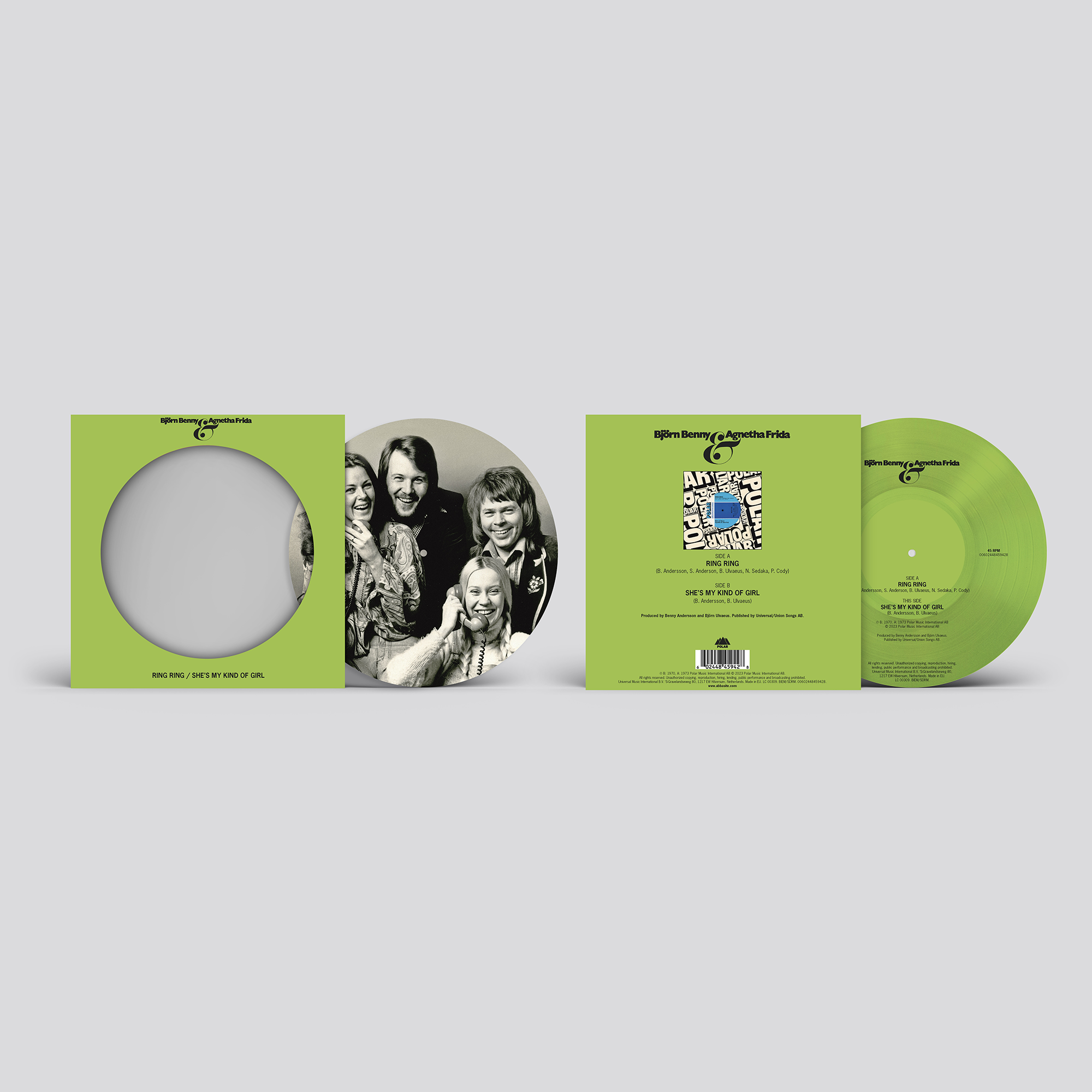 Ring Ring (English)/ She’s My Kind of Girl 7″ Picture Disc Single (Limited Edition) Packshot